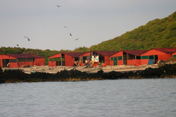 Colorful fishing village